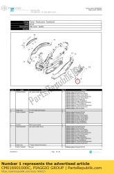 Aprilia CM016901000C, Left rubber buffer frame, OEM: Aprilia CM016901000C