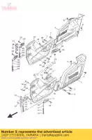 1XDF17310000, Yamaha, couverture, côté 3 yamaha  yxc yxm 700 2014 2015 2016 2017 2018 2019 2020 2021, Nouveau