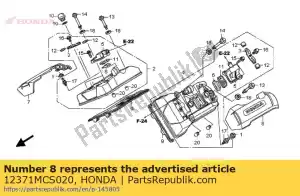 Honda 12371MCS020 couverture, l. au-dessus de la tête - La partie au fond