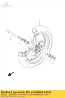 5PS251680098, Yamaha, odlewane ko?o, przód yamaha tdm 900 2003 2004 2005 2006 2007 2009 2010, Nowy