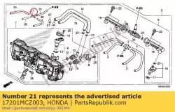 Tutaj możesz zamówić wspólny, czterokierunkowy od Honda , z numerem części 17201MCZ003: