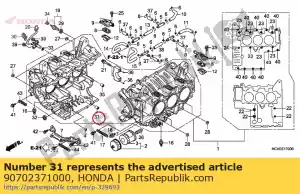 Honda 90702371000 colar, 15x20 - Lado inferior