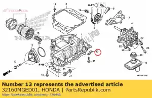 Honda 32160MGED01 zosta?, klip - Dół