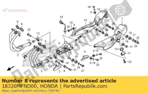 Honda 18320MFND00 katalysator - Overzicht