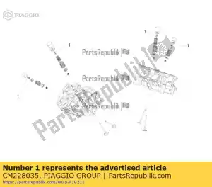 Piaggio Group CM228035 pad 2.60 - Onderkant