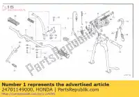 24701149000, Honda, palanca de cambios honda cb 50 1971 1972 1973 1974 1975 1976 1977 1978 1979 1980 1981 1982, Nuevo