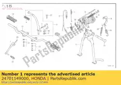 Tutaj możesz zamówić zmiennokszta? Tny od Honda , z numerem części 24701149000: