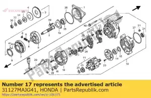 honda 31127MAJG41 gelijkrichter. - Onderkant