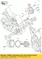 160821052, Kawasaki, pompa-assy-oil klx110-a1 kawasaki  klx 110 125 2002 2003 2005 2006 2007 2008 2009 2017 2018 2019, Nowy