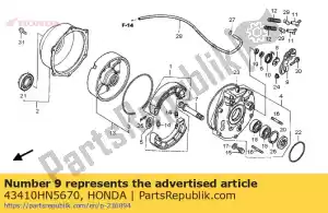 honda 43410HN5670 bras, rr. frein - La partie au fond