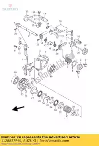 suzuki 1128837F40 veer - Onderkant