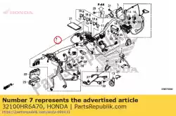 Ici, vous pouvez commander le fil de harnais auprès de Honda , avec le numéro de pièce 32100HR6A70: