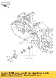 kawasaki 592560002 waaier vn2000-a1h - Onderkant