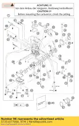 Ici, vous pouvez commander le capteur tps fcrmx 140mm 2002 auprès de KTM , avec le numéro de pièce 57331077000: