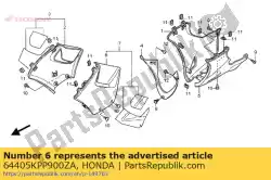 Aquí puede pedir capucha, l. Medio * nh1 * (nh1 negro) de Honda , con el número de pieza 64405KPP900ZA: