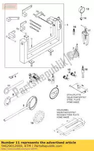 ktm 54629012000 hold.span.rotor 2k-1/2k-2/2k-4 - Bottom side