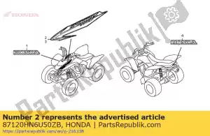 Honda 87120HN6U50ZB mark, r fr * type2 * - Dół
