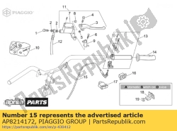 Aprilia AP8214172, Gaskabel, OEM: Aprilia AP8214172