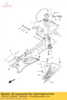 1P6F41730000, Yamaha, Opaska, mocowanie zbiornika 1 yamaha  tt r 50 2007 2008 2009 2010 2011 2012 2013 2014 2015 2016 2017 2018 2019 2020 2021, Nowy