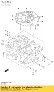 suzuki 0910310374 bullone, 10x90 - Il fondo