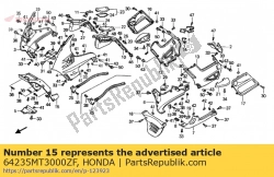 Tutaj możesz zamówić brak opisu w tej chwili od Honda , z numerem części 64235MT3000ZF: