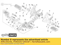 schroef m10x40 van Piaggio Group, met onderdeel nummer AP8150250, bestel je hier online: