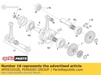 AP0932028, Aprilia, Cage à rouleaux 15x19x20, Nouveau