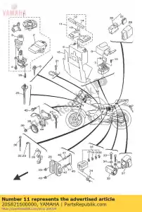 yamaha 20S821600000 gruppo coperchio batteria - Il fondo