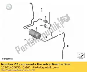 bmw 13901465030 fuel tank breather valve - Bottom side