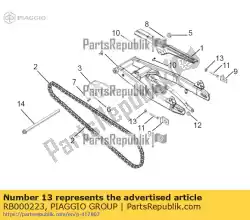 Tutaj możesz zamówić wi? Cej od Piaggio Group , z numerem części RB000223: