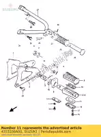 4353336A00, Suzuki, balanceador, frente suzuki rg 125 1986 1987 1988, Novo