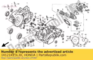 Honda 14121KZ3L30 stpr, valve à lames - La partie au fond