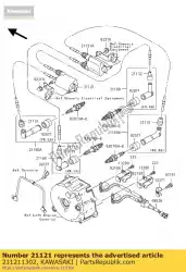 Aqui você pode pedir o bobina de ignição, rr em Kawasaki , com o número da peça 211211302: