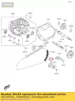 39134Y001, Kawasaki, 01 entraînement par pignon kawasaki  50 90 2017 2019 2020 2021, Nouveau