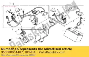 honda 963000801407 bout, flens, 8x14 - Onderkant