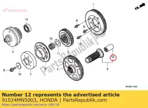 honda 91024MN5003 bearing, needle, 28x35x60 - Bottom side