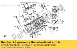 Qui puoi ordinare guarnizione, foro per tappo da Honda , con numero parte 12395MCS000: