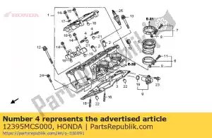 honda 12395MCS000 guarnizione, foro per tappo - Il fondo