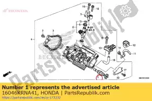 honda 16046KRNA41 válvula comp., arrancador - Lado inferior