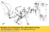 50540MN9000, Honda, Bar assy., zijstandaard honda nx dominator  nx650 650 , Nieuw