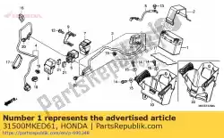 Ici, vous pouvez commander le batterie hy85s auprès de Honda , avec le numéro de pièce 31500MKED61: