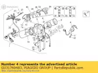 GU31760483, Piaggio Group, odometer cable moto-guzzi nevada base club 750 2002, New