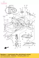 5VYYK24130P2, Yamaha, depósito de combustible comp. yamaha yzf r 1000 2006, Nuevo