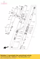 1D7231020100, Yamaha, front fork assy (l.h) yamaha xv 1900 2006 2007 2008 2009, New