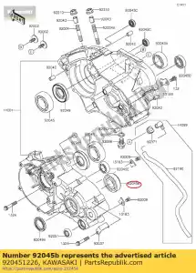 kawasaki 920451226 rodamiento de bolas, 6204 kx80-l2 - Lado inferior