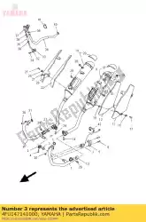 Aquí puede pedir junta, silenciador de Yamaha , con el número de pieza 4FU147141000: