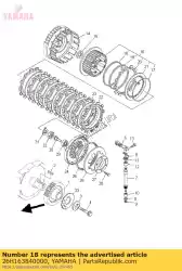 Aquí puede pedir plato, asiento de Yamaha , con el número de pieza 26H163840000: