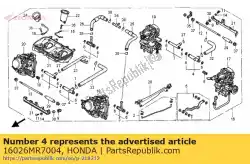 Here you can order the joint set e, fuel from Honda, with part number 16026MR7004: