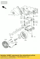 210070117, Kawasaki, rotor kawasaki zx10r ninja e f  zx 10r 1000 , Nieuw