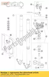 Tutaj możesz zamówić widelec kpl. Wp 48 250 / 300xc + sd 07 od KTM , z numerem części 14187C28: